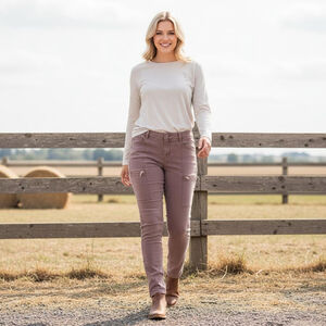 Pistols Topanga Cargo Zipper Muave Jeans Size 29